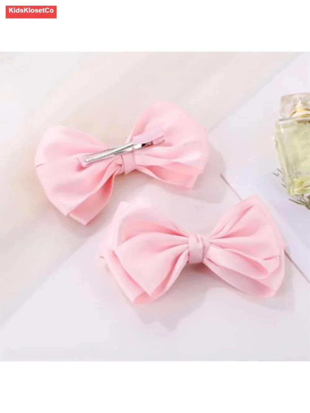 Large 6 Inch Hair Bows Thick Ribbon Boutique Alligator Clips for Girls Toddlers